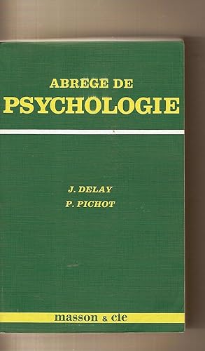 Immagine del venditore per Abrege De Psychologie venduto da BYTOWN BOOKERY