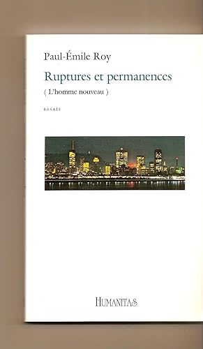 Bild des Verkufers fr Ruptures Et Permanences L'Homme Nouveau zum Verkauf von BYTOWN BOOKERY