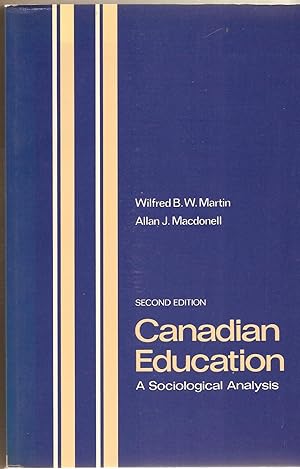 Canadian Education A Sociological Analysis
