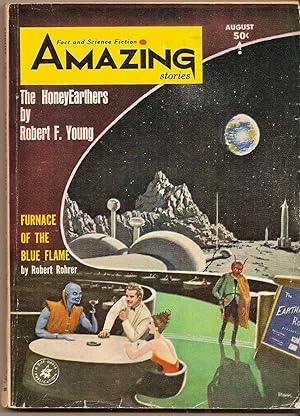 Bild des Verkufers fr Amazing Stories Fact and Science Fiction August 1964, Vol. 38, No.8 zum Verkauf von BYTOWN BOOKERY