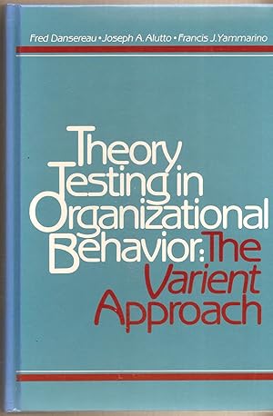 Seller image for Theory Testing in Organizational Behavior The Varient Approach for sale by BYTOWN BOOKERY