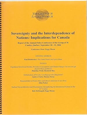 Immagine del venditore per Sovereignty And The Interdependence Of Nations: Implications For Canada / Souverainete Et Interdependance Des Nations: Implications Pour Canada venduto da BYTOWN BOOKERY