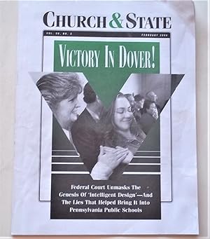 Bild des Verkufers fr Church & State (February 2006) Magazine (Cover Feature: Victory in Dover!) zum Verkauf von Bloomsbury Books