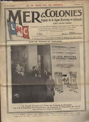 Imagen del vendedor de MER ET COLONIES - ORGANE DE LA LIGUE MARITIME ET COLONIALE - N275 - NOVEMBRE 1935 / L.M.F. ET L.C.F. REUNIES. a la venta por Le-Livre