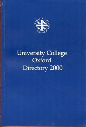 University College Oxford Directory 2000