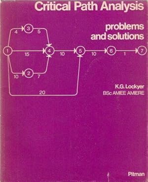 Seller image for CRITICAL PATH ANALYSIS : Problems and Solutions for sale by Grandmahawk's Eyrie