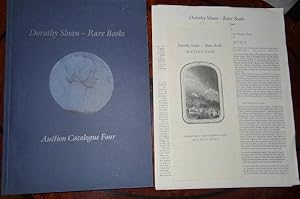 Seller image for Auction Catalogue Four. Dorothy Sloan-Rare Books. for sale by The Bookstall