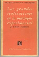 Las Grandes Realizaciones En La Psicologia Experimental