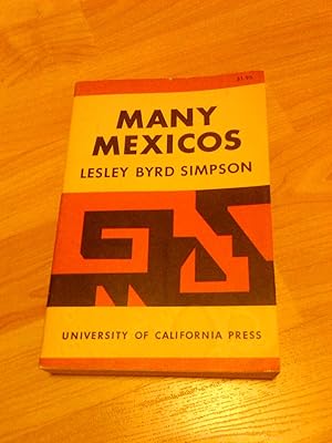 Imagen del vendedor de Many Mexicos, a la venta por H&G Antiquarian Books