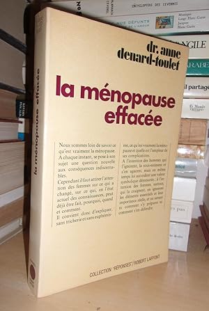 Seller image for LA MENOPAUSE EFFACEE for sale by Planet's books