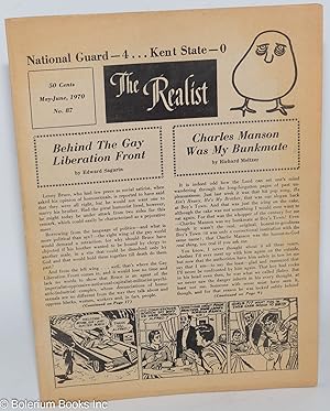 Imagen del vendedor de The realist [no.87]; May-June, 1970. National Guard-- 4 . . Kent State-- 0 a la venta por Bolerium Books Inc.