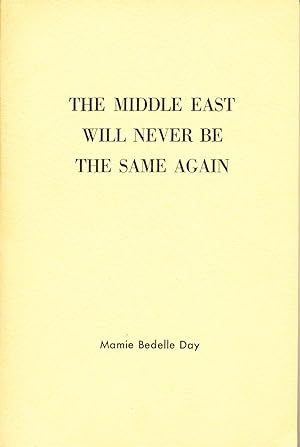 The Middle East will never be the same again.