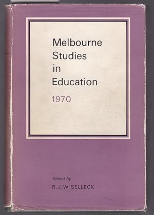 Seller image for Melbourne Studies in Education for sale by Laura Books