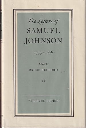 Seller image for The Letters Of Samuel Johnson Volume II 1773-1776 for sale by Jonathan Grobe Books