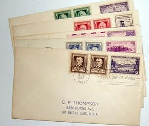 Famous American Series. (First Day Covers - The Poets' Group). Henry W. Longfellow, John Greenlea...
