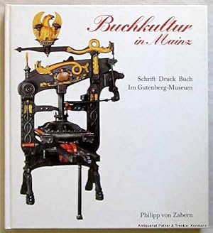 Bild des Verkufers fr Schrift Druck Buch im Gutenberg-Museum. 3. Auflage. Mainz, Philipp von Zabern, 1992. Kl.-4to. Mit zahlreichen, teils farbigen fotografischen Abbildungen von Jrgen Liepe. 208 S. Farbiger Or.-Pp. (ISBN 380530823X). zum Verkauf von Jrgen Patzer