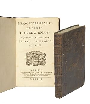 Bild des Verkufers fr Processionale Ordinis Cisterciensis, authoritate RR. DD. Abbatis Generalis editum. zum Verkauf von Versandantiquariat Wolfgang Friebes