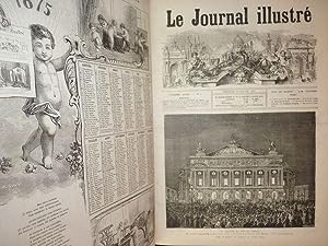 Le Journal illustré, douzième année complète (1875), du n°1 du 3 janvier 1875 au n°52 du 26 décem...