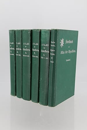 Bild des Verkufers fr Atlas der Alpenflora. - Handbuch zum Atlas der Alpenflora zum Verkauf von Librairie Le Feu Follet
