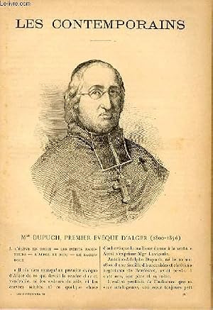 Seller image for Mgr Dupuch, premier �v�que d'Alger (1800-1856). LES CONTEMPORAINS N�75 for sale by Le-Livre