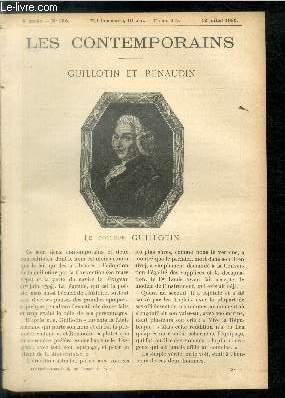 Seller image for Guillotin et Renaudin - Le docteur Guillotin (1738-1814) - L'amiral Renaudin (1750-1809). LES CONTEMPORAINS N�196 for sale by Le-Livre