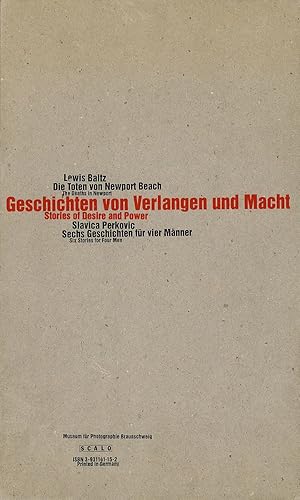 Seller image for Lewis Baltz and Slavica Perkovic: Geschichten von Verlangen und Macht (Stories of Desire and Power) [SIGNED by Baltz] for sale by Vincent Borrelli, Bookseller