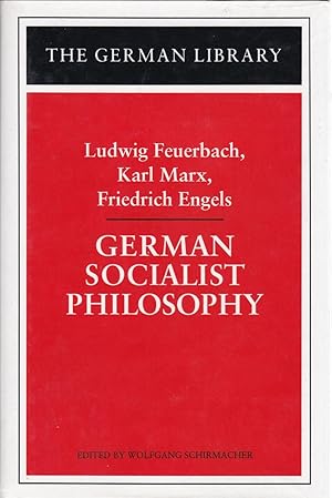 Seller image for German Socialist Philosophy. for sale by Paul Brown