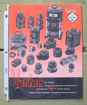 Image du vendeur pour Variac. The Original Continuously-Adjustable Autotransformer. mis en vente par Monkey House Books