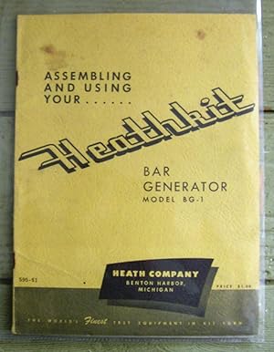 Imagen del vendedor de Assembling and Using Your Heathkit Bar Generator Model BG-1. a la venta por Monkey House Books