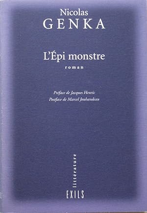 Image du vendeur pour L'pi monstre mis en vente par Bouquinerie L'Ivre Livre