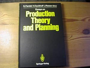 Seller image for Essays on Production Theory and Planning for sale by Antiquariat Fuchseck