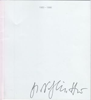 Bild des Verkufers fr Hans-Jrgen Schlieker 1983 - 1986 : dieser Katalog erscheint aus Anlass e. Ausstellung in d. "Galerie Pro Arte", Freiburg, 10.4. - 19.5.1987 u. im Oberhess. Museum, Giessen, 1.10. - 29.11.1987 zum Verkauf von Bcher bei den 7 Bergen