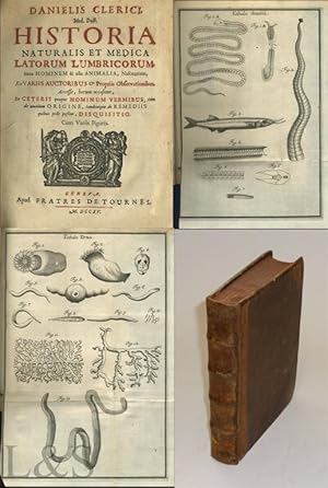 Image du vendeur pour Historia naturalis et medica latorum lumbricorum, intra hominem & alia animalia, nascentium, ex variis auctoribus et propriis observationibus. Accessit, horum occasione, de ceteris quoque hominum vermibus, tum de omnium origine, tandemque de remediis quibus pelli possint, disquisitio. mis en vente par Antiquariat im Hufelandhaus GmbH  vormals Lange & Springer