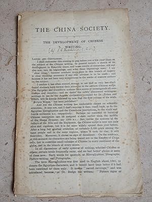 The Development of Chinese Writing