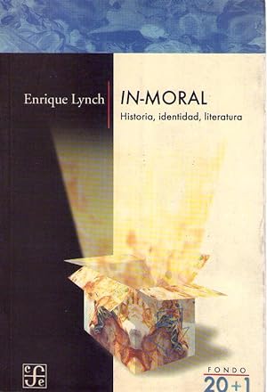 Imagen del vendedor de IN - MORAL. Historia, identidad, literatura a la venta por Buenos Aires Libros