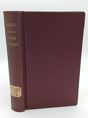 Seller image for ETUDES D'HISTOIRE ET DE THEOLOGIE POSITIVE for sale by Kubik Fine Books Ltd., ABAA