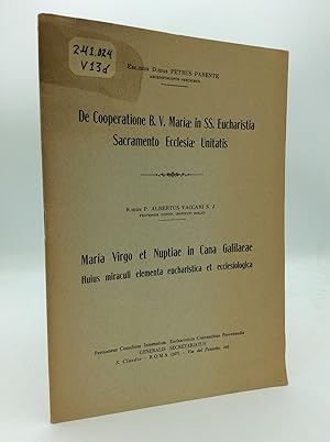Seller image for DE COOPERATIONE B.V. MARIAE IN SS. EUCHARISTIA SACRAMENTO ECCLESIAE UNITATIS for sale by Kubik Fine Books Ltd., ABAA