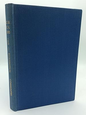 Seller image for ECCLESIASTICAL COMMUNITIES AND THEIR ABILITY TO INDUCE LEGAL CUSTOMS: A Historical Synopsis and a Commentary for sale by Kubik Fine Books Ltd., ABAA