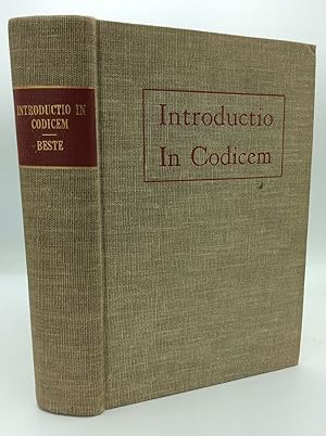 Seller image for INTRODUCTIO IN CODICEM for sale by Kubik Fine Books Ltd., ABAA