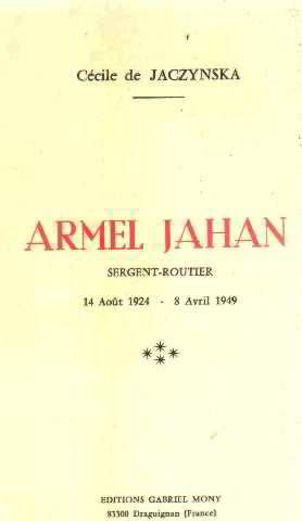 Armel Jahan : Sergent-routier 14 août 1924-8 avril 1949