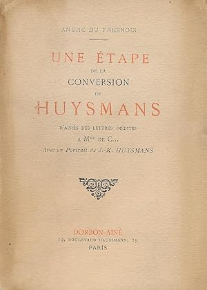Bild des Verkufers fr Une tape de la conversation de Huysmans zum Verkauf von LIBRAIRIE GIL-ARTGIL SARL