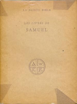 Bild des Verkufers fr Les livres de Samuel zum Verkauf von LIBRAIRIE GIL-ARTGIL SARL