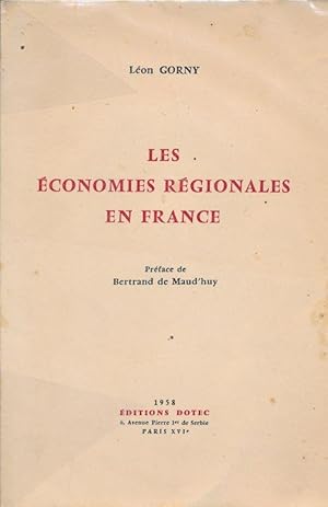 Imagen del vendedor de Les conomies rgionales en France a la venta por LIBRAIRIE GIL-ARTGIL SARL