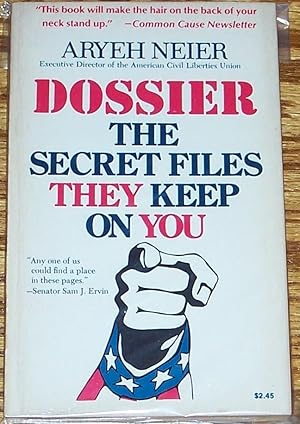 Seller image for Dossier, the Secret Files They Keep on You for sale by My Book Heaven