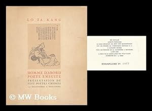 Immagine del venditore per Homme d'abord, poete ensuite : presentations de sept poetes chinois. Avec sept portraits anciens venduto da MW Books Ltd.