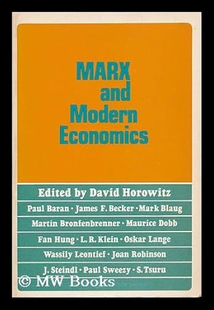 Bild des Verkufers fr Marx and modern economics zum Verkauf von MW Books Ltd.