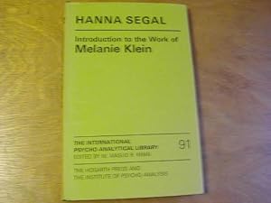 Imagen del vendedor de Introduction to the Work of Melanie Klein a la venta por Antiquariat Fuchseck