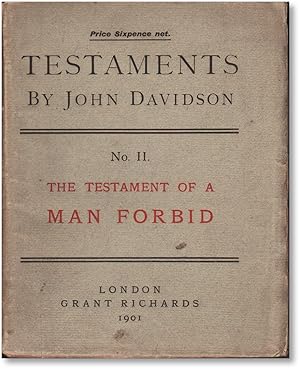 Testaments No. II: The Testament of a Man Forbid