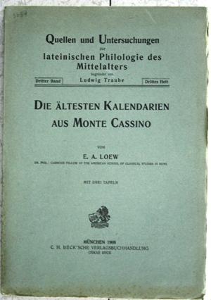 Die altesten Kalendarien aus Monte Cassino