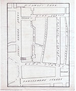 Immagine del venditore per Map and Instructions for those who have bought private tickets (1762-1830, King of Great Britain)] venduto da Sophie Dupre  ABA ILAB PADA